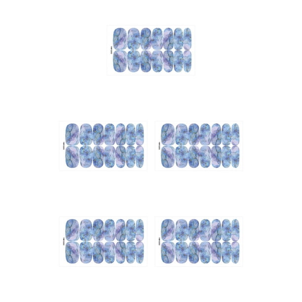 Soidarity Calcomanías para decoración de uñas para niñas Parche de envoltura completa removible de aspecto agradable Hermoso kit de herramientas de Type2 NO2 Soidarity CBP330713