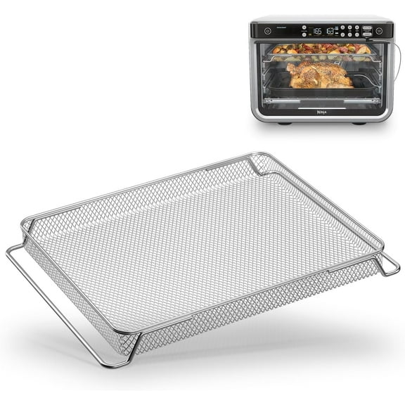 for Ninja Foodi Replacement Air Fryer Oven Basket, Original Replacement Baking Trays for NINJA DT201 DT251 Foodi Digital Air Fryer Oven, Mesh Basket, Ideal Accessories for Frying and Dehydrating