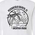 thumbnail image 4 of Inktastic Summer Vacation Mode Pensacola Beach Florida Long Sleeve T-Shirt, 4 of 5