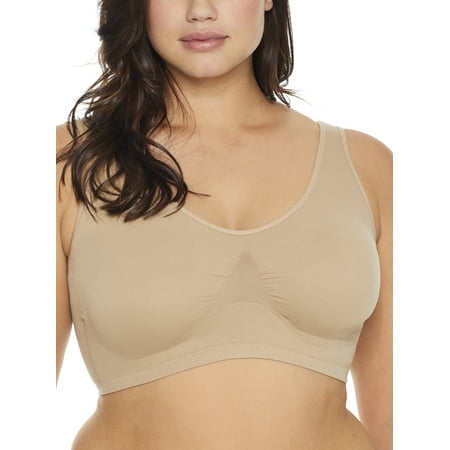 

Rhonda Shear Womens Plus Size Ahh Leisure Bralette Style-9588X