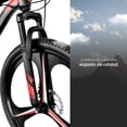 thumbnail image 3 of Bicicleta de montaña Bywell rodada 26 de 21 velocidades acero al carbono Rojo, 3 of 4