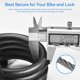 thumbnail image 3 of Ycle Lo Riding Equipment Five-digit Pas Transparent Bold Steel Cable Waterproof Rust-proof Mountain Bike Pas Lo, 3 of 4