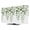 White Green, variant on Indoor TV Cover 50 Inch, Brown Eucalyptus Leaves Elastic Monitor Dust Covers for Television, Desktop Computer Watercolor Floral Leaf Plants Dustproof Fitted TV Cover for Inside 43.6"L x 24.5"H