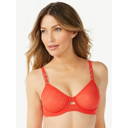 

Sofia Intimates by Sofia Vergara Women s Unlined Lace Demi Bra
