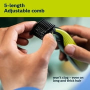 Philips Norelco Oneblade 360 Face Hybrid Electric Trimmer and Shaver, QP2724/70