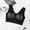 Dark Gray, variant on Bras for Women Large Size No Rim Lace Vest Underwear Thin Side Collecting Side Breasts Gathered Adjustable Bra Wireless Bra Seamless Bras Red M