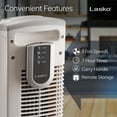 thumbnail image 5 of Lasko 3-Speed Remote Controlled Oscillating Tower Fan, White, 2510, 5 of 9