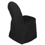 Your Chair Covers - Polyester Chair Covers Black