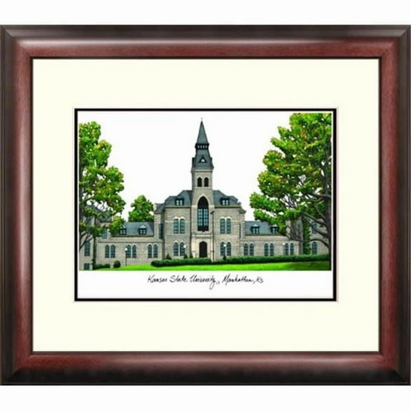 Campusimages KS999LR University of Kansas Legacy Alumnus Framed Lithogrpah