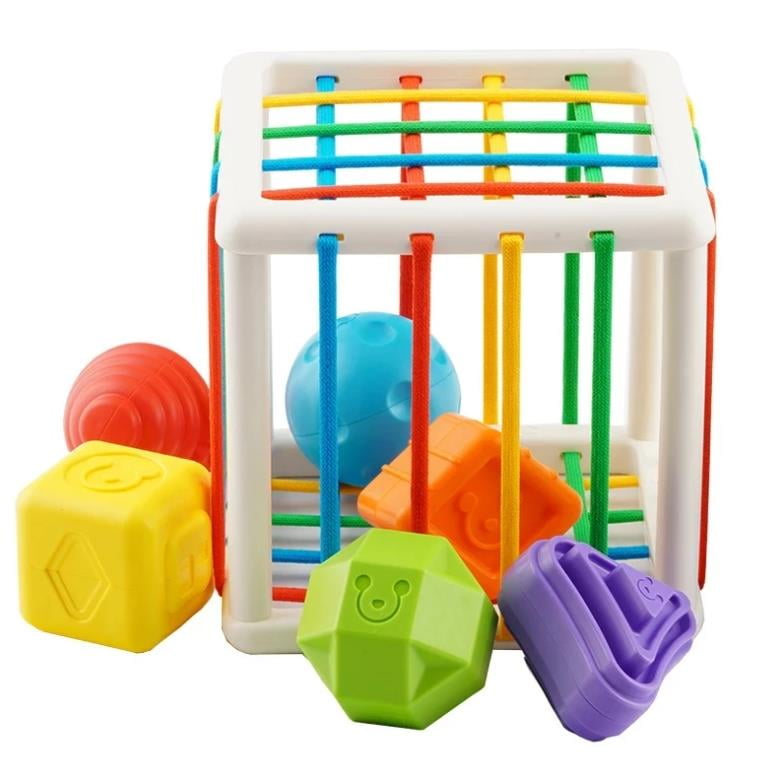 Toys & Hobbies New Colorful Shape Sorting Game Baby Montessori Learning ...