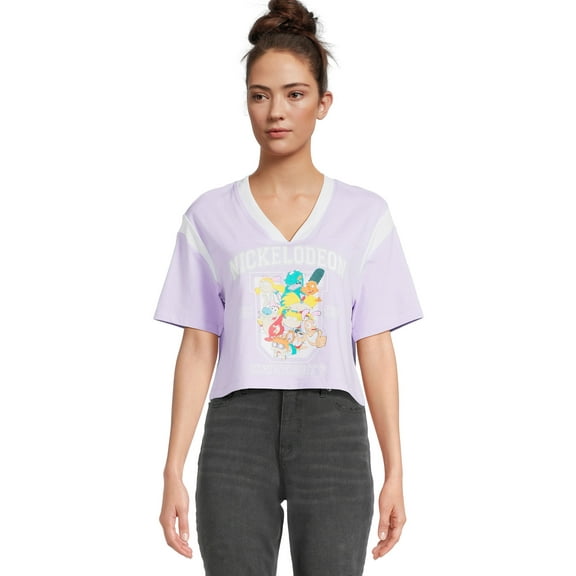 Nickelodeon Juniors' Skimmer Graphic Tee with Short Sleeves, Sizes XS-XXXL