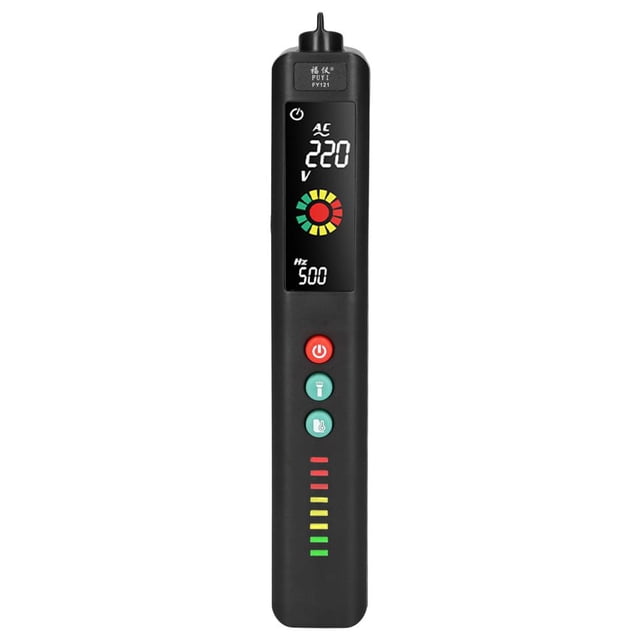 Multímetro Inteligente Sin Contacto Y121, Detector De Voltaje, Pantalla Lcd, Medidor De Lápiz De Prueba Negro Para Reparación De Mantenimiento De Detección Moyic TO003901-00