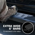 thumbnail image 2 of Tyger Auto 6" Riser Running Boards Compatible with 2007-2018 Chevy Silverado GMC Sierra 1500; 2007-2019 2500 3500HD; 2019 LD / Limited | Crew Cab | TG-RS6C60048 | Side Step Rails Nerf Bars, 2 of 7