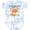 Tie Dye Blue, variant on Inktastic My Big Brother Loves Me Little Fox Boys or Girls Baby Bodysuit