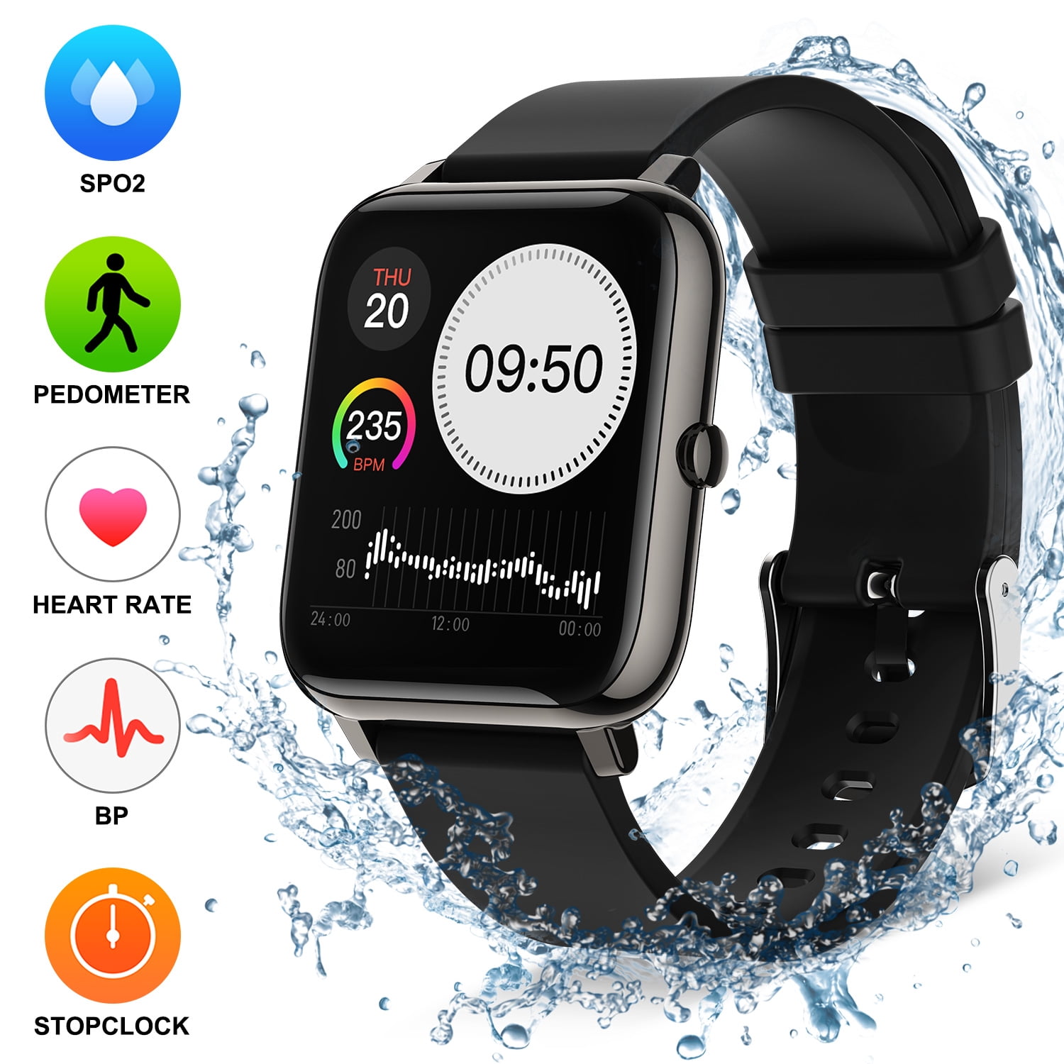 smart band watch under 200