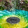 thumbnail image 5 of Solar Fountain for Bird Bath 1.5W Upgraded, Floating Solar Water Fountain with 8 Nozzles, Free Standing Solar Powered Fountain for Garden, Pond, Pool, Outdoor Decor, 5 of 8