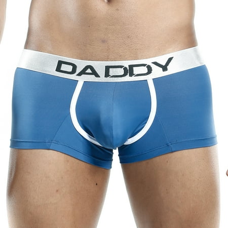 Daddy DDG001 Boxer Trunk Blue Petroleum (Best Way To Fold Boxers)