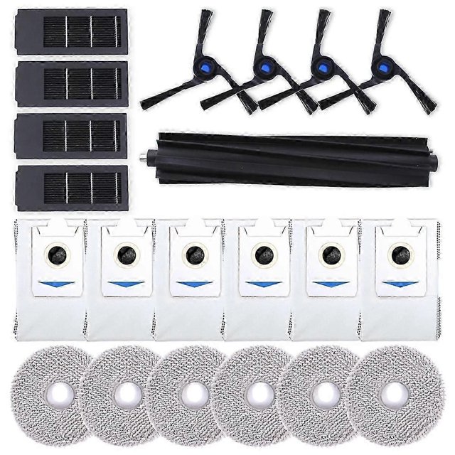 For Deebot X2 Omni Robot Vacuum Main Side Brush Hepa Filter Mop Cloth Dust Bags Accessories