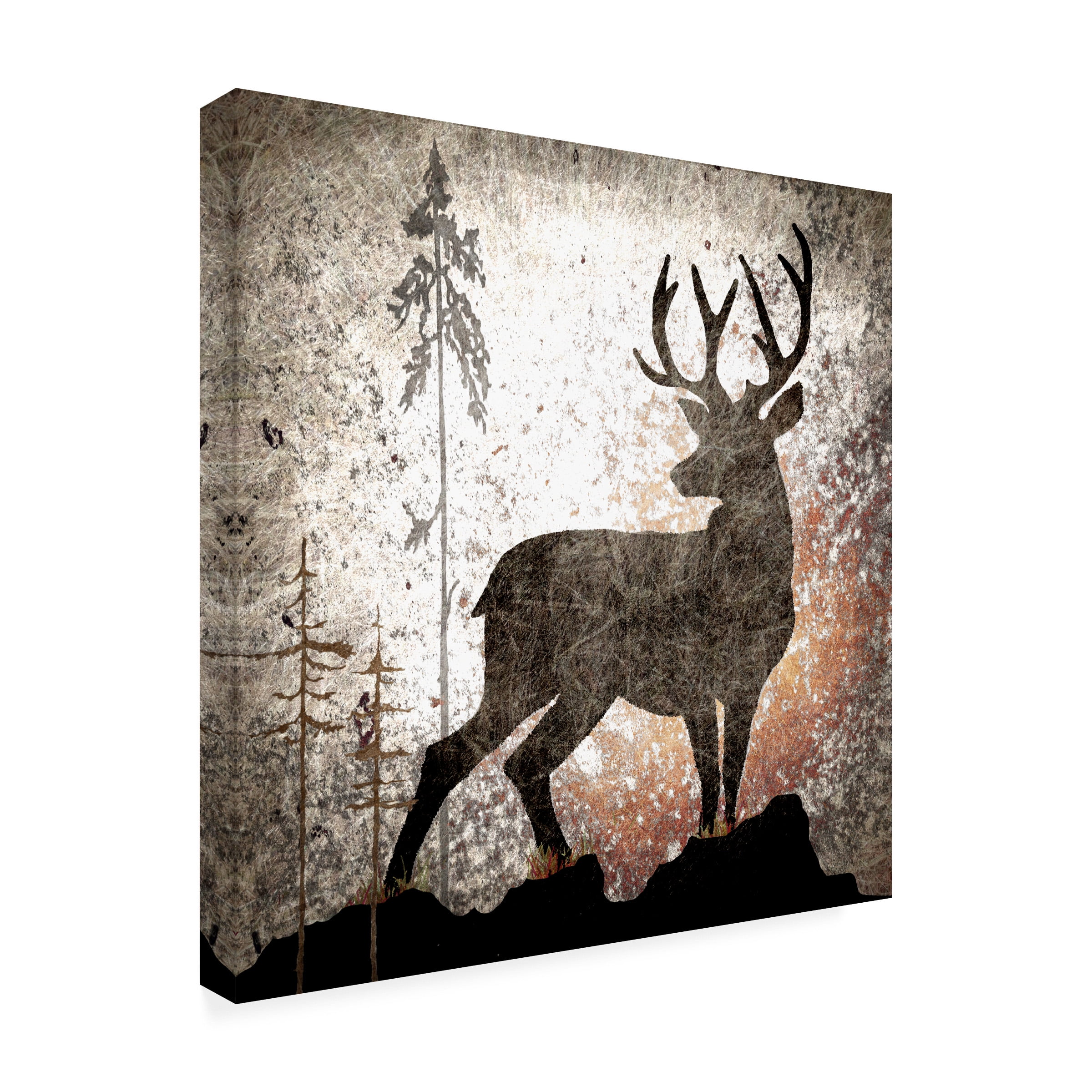 LightBoxJournal 'Calling Deer' Canvas Art