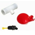 thumbnail image 2 of Conector Deslizante en T Plástico 3 Vías para Instalación Tuberías PVC en T 6 Piezas (20 Mm), 2 of 9