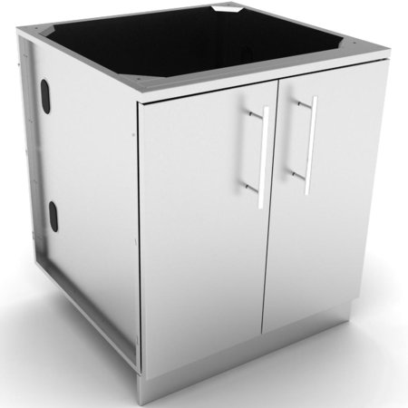 Sunstone 30 Inch Outdoor Kitchen Double Door Island Cabinet