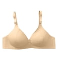 thumbnail image 3 of Uqiangy Breast Reduction Bra Bras for Women Lace Sports Bras for Women Bra for Plus Size Women Plus Size Push Up Bras for Women Pushup Bra No Underwire Beige L, 3 of 9