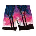 thumbnail image 6 of CHENge Cargo Shorts for Men Loose Fit Tropical Print Quick Dry Beach Swimming Shorts with Pockets Stretch Fabric Summer Swimwear, 6 of 6