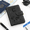 Black-C, variant on Pine Green J Initial Personalized Leather Passport Holder Travel Wallet