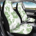 thumbnail image 4 of FUIALDOLG Sage Green Hibiscus Tropical Floral Print Front Seat Cover for Women, Set of 2 Vehicle Seat Covers Nonslip Interior Decor Accessory Car Seat Cover, 4 of 9