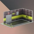thumbnail image 3 of Base de exhibición de escena de garaje de PVC para estacionamiento de modelos de automóviles a escala 1/32 32118 Multicolor, 3 of 5