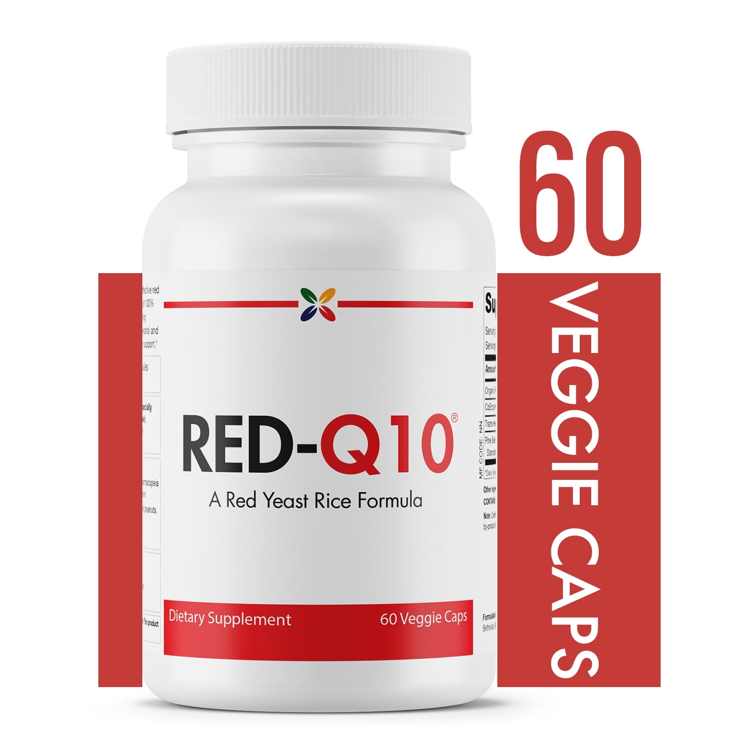 Stop Aging Now - RED-Q10 Organic Red Yeast Rice with CoQ10 - Red Yeast