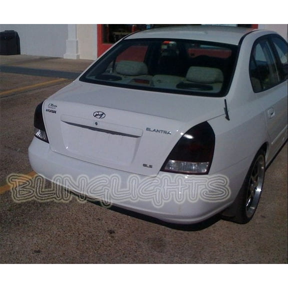 For 01-03 Hyundai Elantra GLS Tinted Smoked Tail Lamp Lights Overlays Film Protection