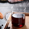 thumbnail image 2 of 1pc, Heat Resistant Glass Coffee Mug with Measurement Marks - 15.22oz Capacity - Perfect for Summer Drinks and Teacher Appreciation Gifts, 2 of 4
