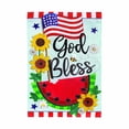 thumbnail image 3 of Evergreen Applique Garden Flag - God Bless Patriotic, 12.5 x 18 inch Double Sided, 3 of 8