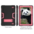 thumbnail image 4 of FIEWESEY for Vankyo MatrixPad Z4/Z4 Pro 10 Inch Tablet Case,Heavy-Duty Drop-Proof and Shock-Resistant Hybrid case(Built-in Stand), for Vankyo MatrixPad Z4/Z4 Pro/Llltrade 10 inch Tablet(Black+Pink), 4 of 7