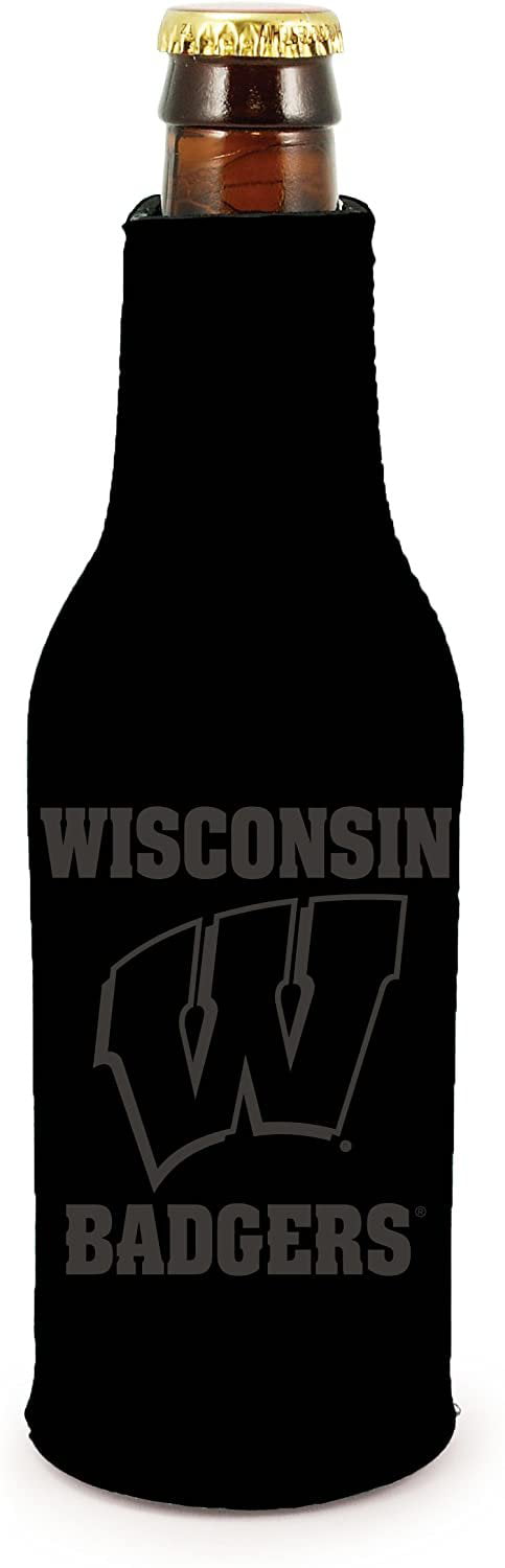 Minnesota Timberwolves 2-Pack Black Tonal CAN Beverage Insulator Neoprene Holder Cooler Decal Basketball 