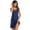 Navy Blue, variant on Women Nightgown Chemises Lace Full Slips Sleep Dress Summer Sleeveless Lounge Dresses