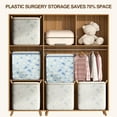 thumbnail image 5 of Clothing Storage Bins with Lids,Comforter Storage Bag,Collapsible Stackable Storage Bins,Heavy Duty Moving Bags - Storage Containers for Clothes,Blanket,Toy & Stuffed Animal, 5 of 6