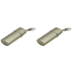 thumbnail image 1 of Cenicero portátil de bolsillo ABS para cenizas Cenicero para fumar con llavero dorado, 1 of 7