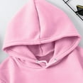 thumbnail image 5 of HUITKMM Girls Long Sleeve Graphic Hooded Sweatshirt Soft Pullover Top Cute Casual Outerwear for Children, 5 of 6