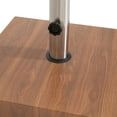thumbnail image 6 of Christopher Knight Home Square Umbrella Base with Wheels, Stainless Steel Pole, Natural, 6 of 9