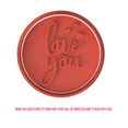 thumbnail image 2 of Love You Cookie Cutters with Stamp Size Option, 2 of 5