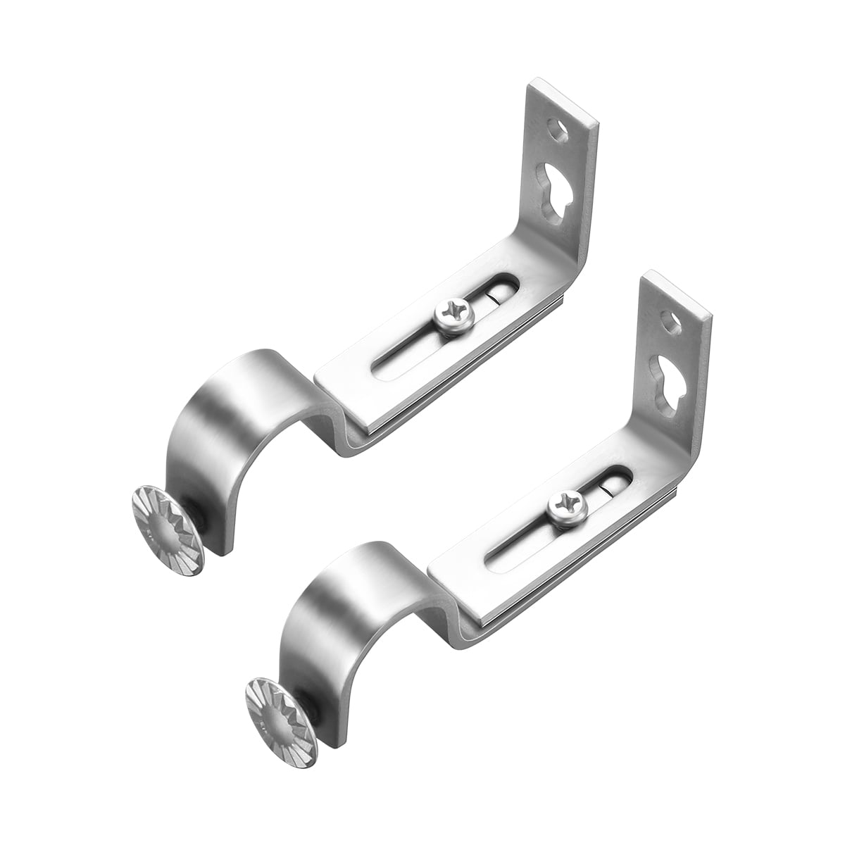 HOMEMAXS 2PCS 1822mm Adjustable Curtain Holder Curtain Drapery Rod