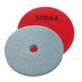 thumbnail image 1 of Uxcell 2pcs Diamond Sponge Fiber Polish Pad 5" 500 Grit Polish Pad Red Light Blue, 1 of 7