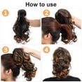 thumbnail image 2 of GETAJGHSD Ponytail Hair Extensions High Temperature Fiber for Weddings 1Set 9.8x3.9x3.9In, 2 of 8