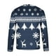 thumbnail image 1 of Blusas y camisas de manga larga con cuello redondo para hombre Blusa de manga larga con cuello redondo y estampado navideño para hombre Blusa de poliéster para hombre, 1 of 4