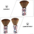 thumbnail image 5 of Cepillo plumero para el cuello de barbero con cerdas suaves y mango ergonómico de madera para cortes de pelo en salones., 5 of 5