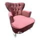 thumbnail image 2 of Sillon Vintage Individual Terciopelo Salmon, 2 of 3