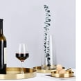 thumbnail image 4 of LHWEN Stainless Steel Gold Tray Round Jewelry Storage Beauty Tools Decorative Organizer Entrance Table Dresser Coffee Table Shiny Golden Tray for Home Decor Key Holder Candle Display Snack Serving, 4 of 9