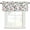 White, variant on Cartoon Construction Vehicle Valances for Windows Farmhouse Kitchen Curtains Valances Rod Pocket Valance Curtains for Windows Modern Excavator Crane Window Valances for Bathroom Bedroom 54"x18"